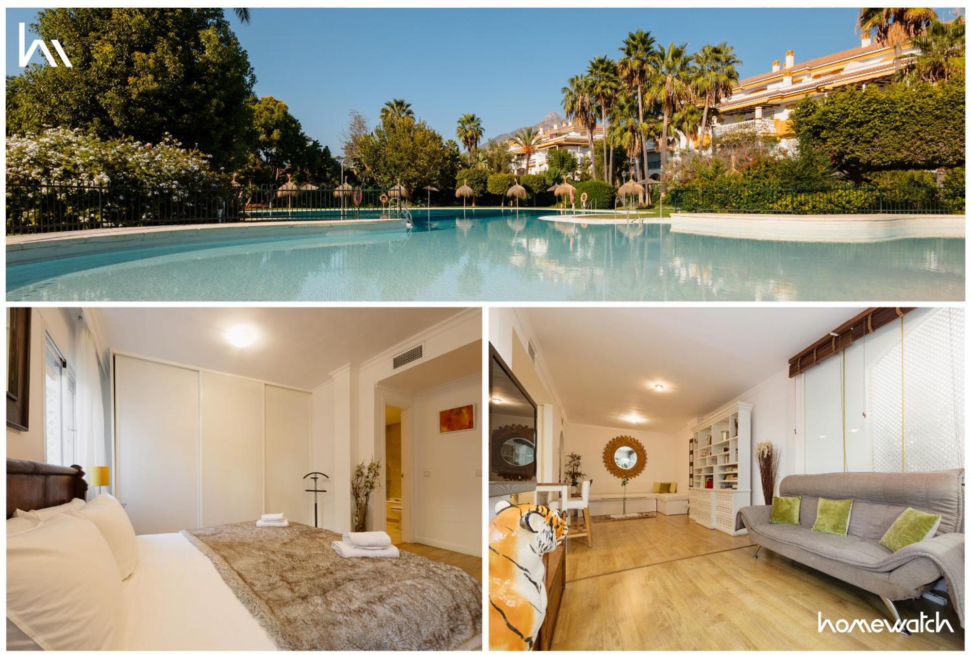 Ground Floor Holiday Apartment With Terrace And Pool In Puerto Banus, Марбелья Экстерьер фото