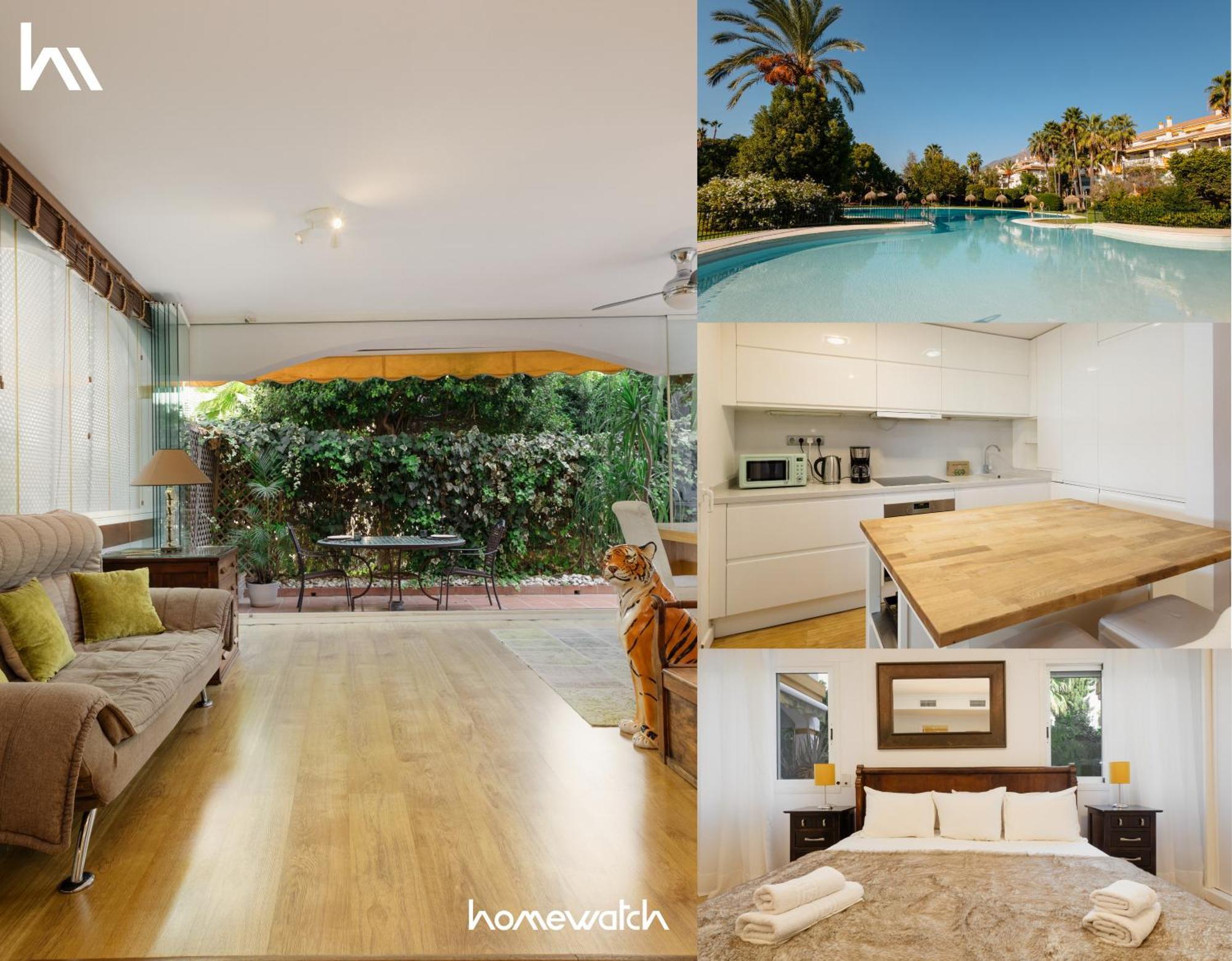 Ground Floor Holiday Apartment With Terrace And Pool In Puerto Banus, Марбелья Экстерьер фото